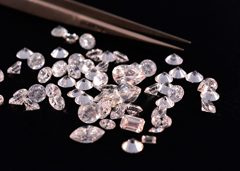 Diamantes lapidados